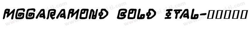 MgGaramond Bold Ital字体转换